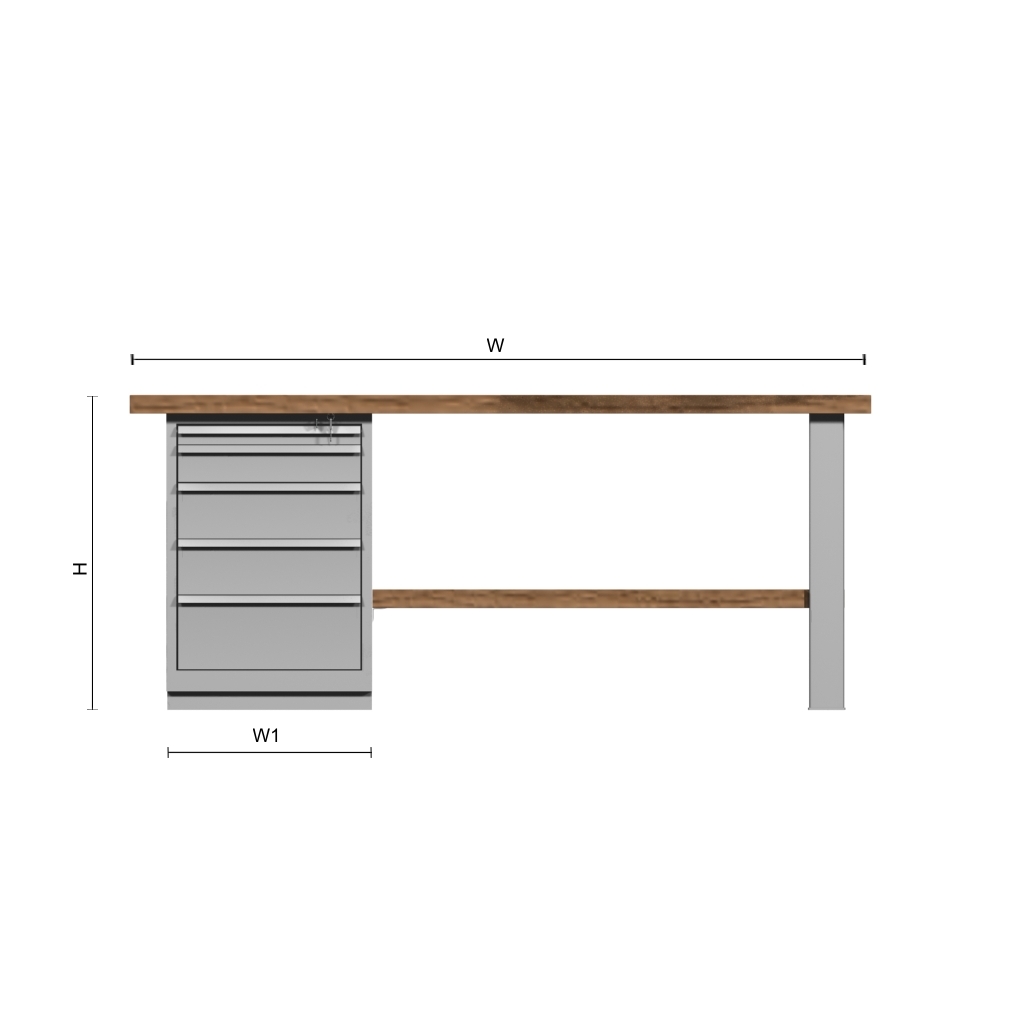 Workbench - One Pedestal