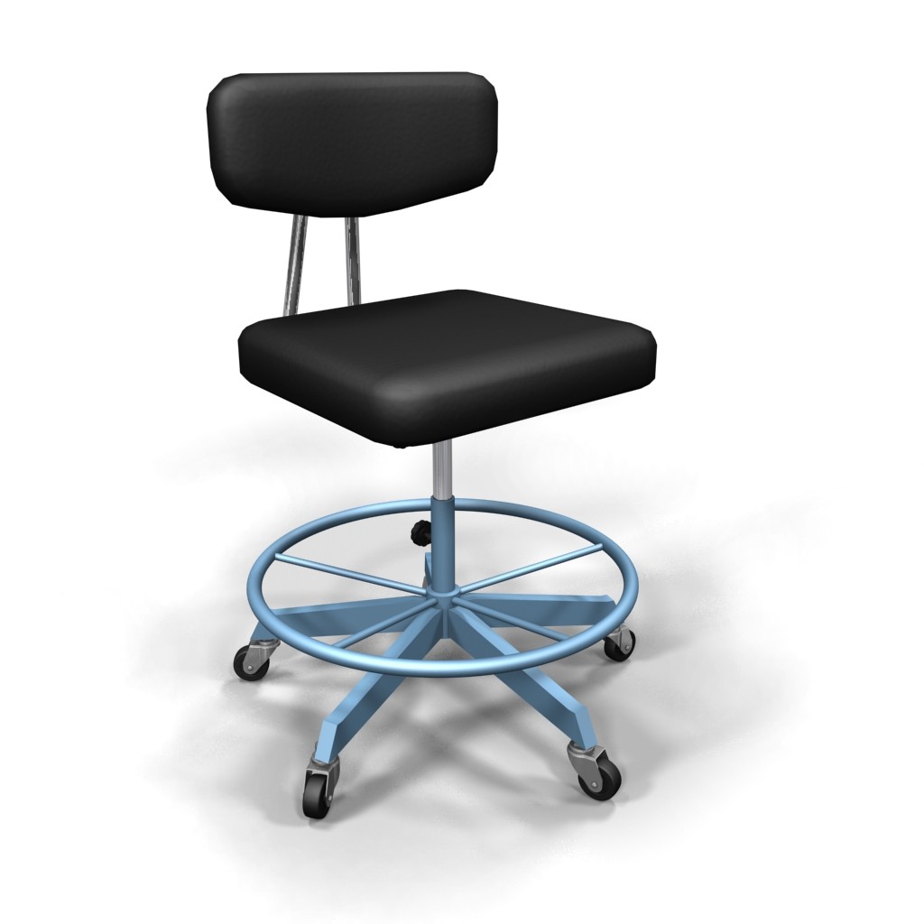 Typist Chair with Footrest